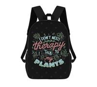 sinyumoney Talk To My Plants Mochilas Escolares, Bolsos De Negocios, Bolsos Para Portátiles Resistentes Para Hombres, Mujeres Y Adolescentes 17inch