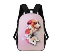 sinyumoney Taped Shy Dog Mochila De Negocios Resistente Para Portátil Para La Escuela/trabajo/viajes 17inch