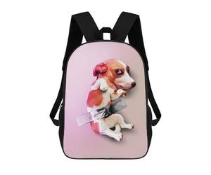 sinyumoney Taped Shy Dog Mochila De Negocios Resistente Para Portátil Para La Escuela/trabajo/viajes 17inch
