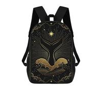 sinyumoney Tarot The Wale Mochila, Mochila Infantil, Mochila Escolar Para Estudiantes, Mochila Para Libros, Mochila Escolar Impresa En 3D Para Niños Y Niñas 17inch