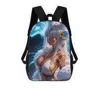 sinyumoney Tattooed Wolf Girl Spirit Mochila De Viaje Resistente Al Agua, Bolsa Para Computadora Para Adolescentes, Niñas, Niños, Mujeres Y Hombres 17inch