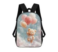 sinyumoney Teddy Bear Balloons Sky 17inch Mochila Escolar Impresa En 3D Para Niños, Mochila Escolar Informal De Moda, Mochilas De Viaje Para Niños Y Estudiantes.