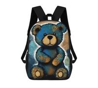 sinyumoney Teddy Bear Style 3 Mochila Escolar Para Niños Mochila Escolar Impresa En 3D Mochila Escolar De Moda Para Niños De Primaria Y Secundaria 17inch