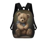 sinyumoney Teddy Bear Style 4 Mochila, Mochila Infantil, Mochila Escolar Para Estudiantes, Mochila Para Libros, Mochila Escolar Impresa En 3D Para Niños Y Niñas 17inch