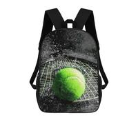 sinyumoney Tennis Art Print W 11 Mochilas Infantiles Impresas En 3D, Mochilas De Moda Informales, Mochilas De Viaje Bonitas, Mochilas Informales Para Exteriores Para Niños Y Niñas 17inch