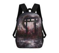 sinyumoney Tentacle Torii Gate Mochila Escolar Mochila Para Niñas Y Niños Mochilas De Gran Capacidad Mochilas Ligeras Para Niños Y Estudiantes 17inch
