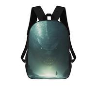 sinyumoney Thalassophobia Underwater Monster Encounter Mochila Escolar Para Niñas Y Niños, Mochilas De Gran Capacidad, Mochilas Ligeras Para Niños Y Estudiantes 17inch