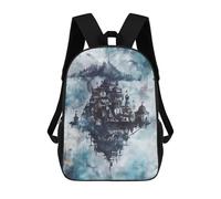 sinyumoney The Acrylic Castle in The Mochilas Infantiles Impresas En 3D Para Niños, Mochilas Escolares De Moda, Mochilas De Viaje, Mochilas Escolares Para Niños De Primaria 17inch