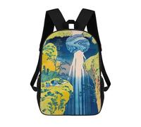 sinyumoney The Amida Falls Mochila Escolar Para Niños Con Impresión 3D, Mochila Moderna Para Niños Y Niñas, Mochila Informal Para Estudiantes. 17inch