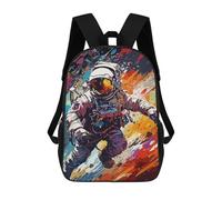 sinyumoney The Artistic Side of Space Mochila Escolar Impresa En 3D 17inch Mochilas De Moda Para Niños, Mochilas Escolares Para Niños De Primaria Y Secundaria