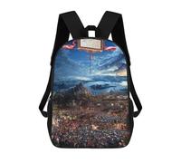sinyumoney The Battle of Alexander Mochila Escolar Infantil, Mochilas Impresas En 3D, Mochilas Escolares De Moda Para Niños De Primaria Y Secundaria 17inch
