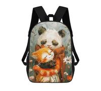 sinyumoney The Bestfriend Panda Cat Mochila Escolar Infantil Impresa En 3D Para Niños, Mochila De Viaje De Alta Capacidad, Bolsas Para Libros, Mochila Escolar Infantil 17inch