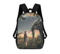 Sinyumoney The Black Panther Mochila Escolar/Profesional Resistente para Ordenador Portátil, Para Niños/Niñas/Adolescentes, El zoológico, 17"