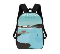 sinyumoney The Blue Lagoon Mochilas Infantiles Mochila Escolar Mochila Impresa En 3D Para Niños Mochilas De Viaje Bolsas Para Libros Mochila Escolar Para Niños 17inch