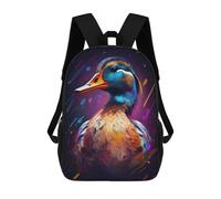 sinyumoney The Chatty Duck Mochilas Para Niños Mochila Escolar Mochila Escolar Impresa En 3D Para Niños Estudiantes De Primaria Y Secundaria 17inch