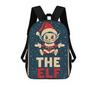 sinyumoney The Christmas Elf Mochila Escolar, Mochila Para Portátil, Mochila Para Camping, Aventuras Al Aire Libre Y Viajes Diarios 17inch