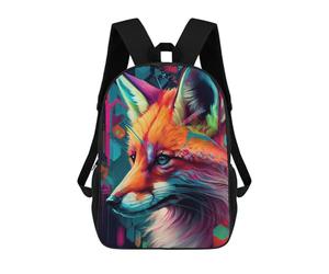 sinyumoney The Clever Fox Mochila Escolar Para Niños De 17 Pulgadas, Mochila Informal De Viaje Para Niños Y Niñas, Mochila De Gran Capacidad Para El Día A Día 17inch