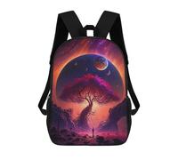 sinyumoney The Cosmic Arboreal Mochilas Para Niños Mochila Escolar Mochila Escolar Impresa En 3D Para Niños Estudiantes De Primaria Y Secundaria 17inch