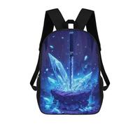 sinyumoney The Crystalize Sword Mochila Escolar, Mochila Para Portátil, Mochila Para Camping, Aventuras Al Aire Libre Y Viajes Diarios 17inch