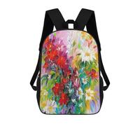 sinyumoney The Dance of Flowers Mochila Infantil De Moda Divertida Mochila Escolar Para Niños Y Adolescentes Con Impresión 3D Para Niños 17inch