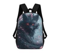 sinyumoney The Demon Kitsune Fox Mochila Escolar De Moda Para Estudiantes, Adecuada Para Niños Y Niñas, Mochila Informal Para Viajes Al Aire Libre, Esencial Para El Día A Día 17inch