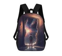 sinyumoney The Door to The Unknown V2 Mochila Escolar Impermeable Para Ordenador Portátil Para Adolescentes, Chicas, Chicos, Mujeres Y Hombres 17inch