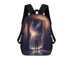 sinyumoney The Door to The Unknown V2 Mochila Escolar Impermeable Para Ordenador Portátil Para Adolescentes, Chicas, Chicos, Mujeres Y Hombres 17inch