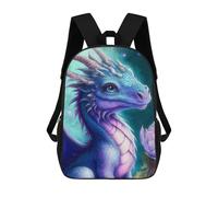 sinyumoney The Dragon Urmie Mochila Escolar Infantil De 17 Pulgadas Con Estampado 3D De Películas De Anime Para Niños, Mochila De Viaje, Mochila Escolar Infantil