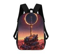 sinyumoney The Eclipse Mochila Infantil Escolar Para Niños Con Estampado 3D De Dibujos Animados, Mochila Escolar Para Estudiantes, Mochila Para Portátil Para Niños Y Niñas 17inch