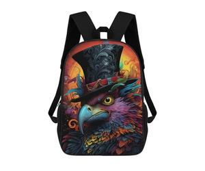 sinyumoney The Elegant Eagle Mochila Infantil, Mochila Escolar Impresa En 3D, Mochila Para Niños Y Niñas, Mochila Escolar Ajustable Para La Escuela Primaria 17inch