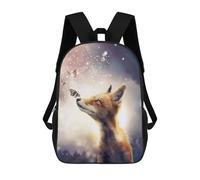 sinyumoney The Fox And Butterflies Mochila Infantil De Moda Divertida Mochila Escolar Para Niños Y Adolescentes Con Impresión 3D Para Niños 17inch
