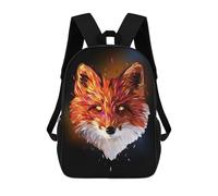 sinyumoney The Fox Mochila Escolar De Moda Para Estudiantes, Adecuada Para Niños Y Niñas, Mochila Informal Para Viajes Al Aire Libre, Esencial Para El Día A Día 17inch