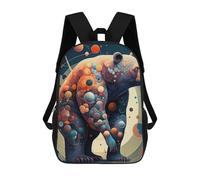 sinyumoney The Friendly Bear Mochila, Mochila Escolar Impresa En 3D, Bolsa Para El Almuerzo Escolar, Mochila De Viaje, Mochila Para Amigos, Mochila Escolar Para Niñas Y Niños 17inch
