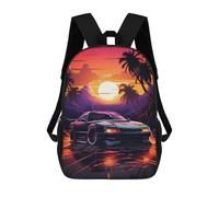 sinyumoney The Fusion of Retrowave Mochilas Para Niños Y Estudiantes, Mochilas Escolares Impresas En 3D, Mochilas Para Estudiantes De Primaria Y Secundaria Para Niños Y Niñas 17inch