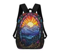 Sinyumoney The General Mochila Infantil Moda Y Divertida Mochila Para Niños Y Adolescentes, Bolsa De Escuela Impresa 3D Para Niños, La vista del valle, 17"