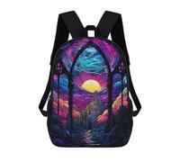 Sinyumoney The General Mochila Infantil Moda Y Divertida Mochila Para Niños Y Adolescentes, Bolsa De Escuela Impresa 3D Para Niños, Otherworld Castle, 17"