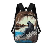 Sinyumoney The General Mochila Infantil Moda Y Divertida Mochila Para Niños Y Adolescentes, Bolsa De Escuela Impresa 3D Para Niños, Muerte Amid Life, 17"