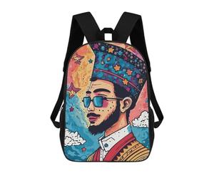 sinyumoney The Gentleman III Mochila Escolar Infantil Impresa En 3D, Mochila Informal De Moda Para Niños, Mochila De Viaje De Alta Capacidad Para Libros Para Niños 17inch