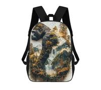 sinyumoney The Gorillas Verdant Reign Mochila Escolar, Mochila Para Portátil, Mochila Para Adolescentes, Niñas, Niños, Mujeres Y Hombres 17inch