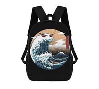 sinyumoney The Great Monster Mochila Escolar Infantil De Moda Informal Mochilas Infantiles Impresas En 3D Mochila Grande Para Niño 17inch