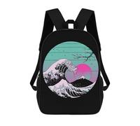 sinyumoney The Great Vapor Aesthetics Mochila Escolar Impresa En 3D Para Niños Mochilas De Viaje De Alta Capacidad Bolsas Para Libros Mochila Escolar Para Niños Mochila 17inch