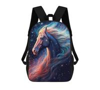 sinyumoney The Horse In The Stars Mochilas Para Niños Mochila Escolar Mochila Escolar Impresa En 3D Para Niños Estudiantes De Primaria Y Secundaria 17inch