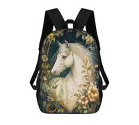 sinyumoney The Horse Mochila Escolar Impresa En 3D Mochilas Informales Para Niños Mochila Escolar Impresa En 3D Para Niños De Primaria Y Secundaria 17inch