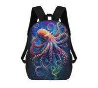 sinyumoney The Intelligent Octopus 2 Mochilas Para Niños Mochila Escolar Mochila Escolar Impresa En 3D Para Niños Estudiantes De Primaria Y Secundaria 17inch