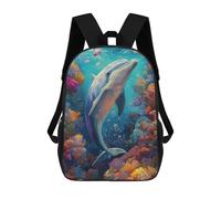 sinyumoney The Jumping Dolphin Mochilas Escolares Mochilas Escolares De Secundaria Mochila Informal Para El Campus Viajes Al Aire Libre Deportes 17inch