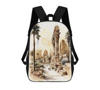sinyumoney The Karnak Temple Egypt Mochila Escolar Impresa En 3D Para Niños Y Niñas, Mochila Escolar, Mochila De Viaje Para Niños 17inch