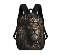 sinyumoney The King Wearing A Crown Mochila Escolar Para Niños Mochila Escolar Impresa En 3D Mochila Escolar De Moda Para Niños De Primaria Y Secundaria 17inch