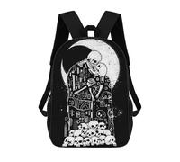 sinyumoney The Kiss of Death Mochila, Mochila Infantil, Mochila Escolar Para Estudiantes, Mochila Para Libros, Mochila Escolar Impresa En 3D Para Niños Y Niñas 17inch