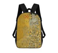 sinyumoney The Lady in Gold Mochila Escolar, Mochila De Viaje Resistente Al Agua, Mochila Para Computadora Para Niñas, Niños Y Adolescentes 17inch
