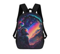 sinyumoney The Last Astronaut Mochilas Escolares Mochila Escolar Ligera Mochila De Día Mochila Para Libros Para La Universidad Para Hombres/mujeres 17inch